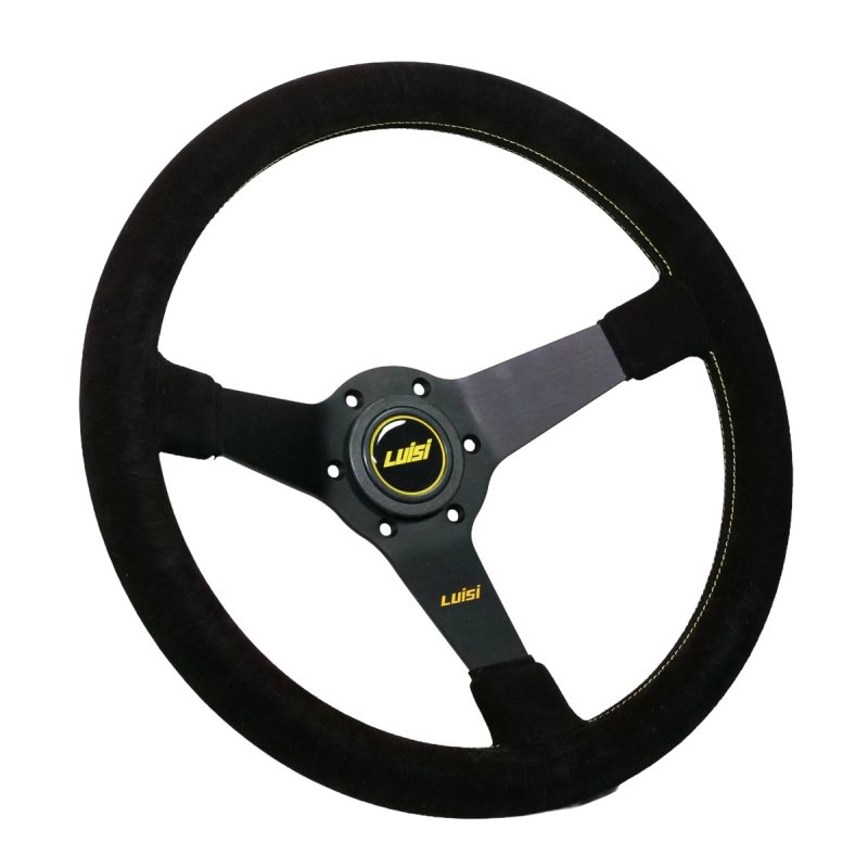 Luisi Mirage Sportlenkrad Wildleder schwarz geschüsselt & TÜV Prüfbericht